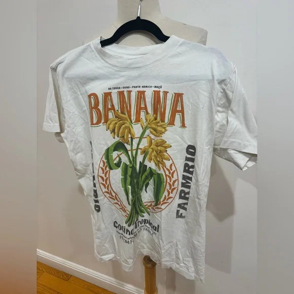 FARM Rio Banana Cocina Relaxed T-Shirt, Size: S - Picture 6 of 12